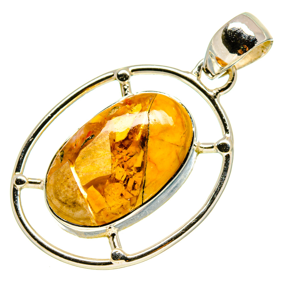 Brecciated Mookaite Pendants handcrafted by Ana Silver Co - PD755521
