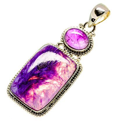 Charoite Pendants handcrafted by Ana Silver Co - PD755526