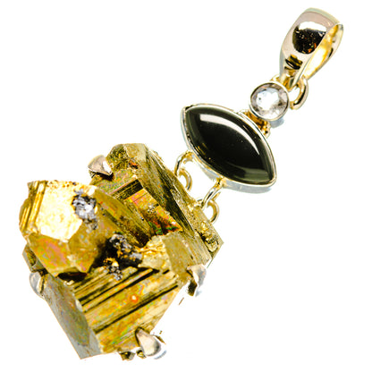 Pyrite Crystal Pendants handcrafted by Ana Silver Co - PD755533