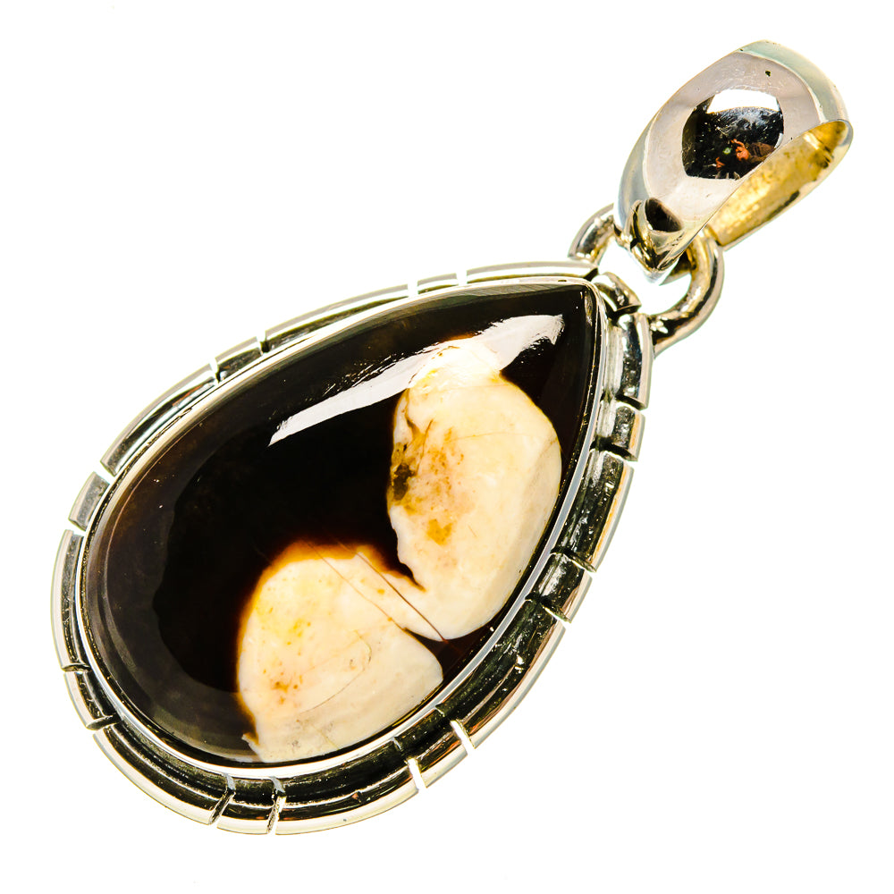 Peanut Wood Jasper Pendants handcrafted by Ana Silver Co - PD755547