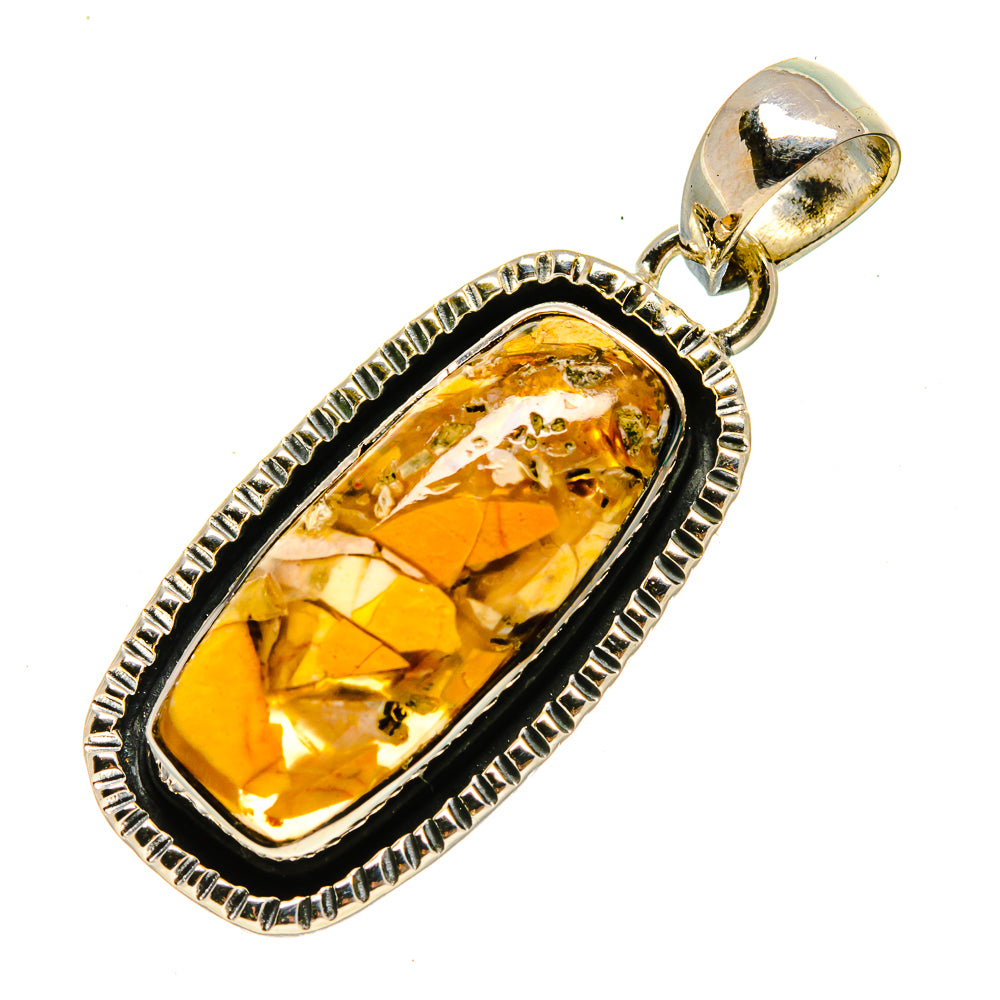 Brecciated Mookaite Pendants handcrafted by Ana Silver Co - PD755561