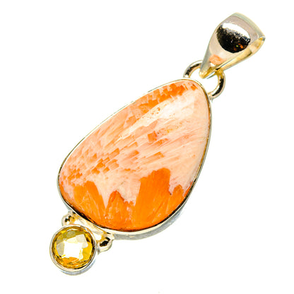 Scolecite Pendants handcrafted by Ana Silver Co - PD755566