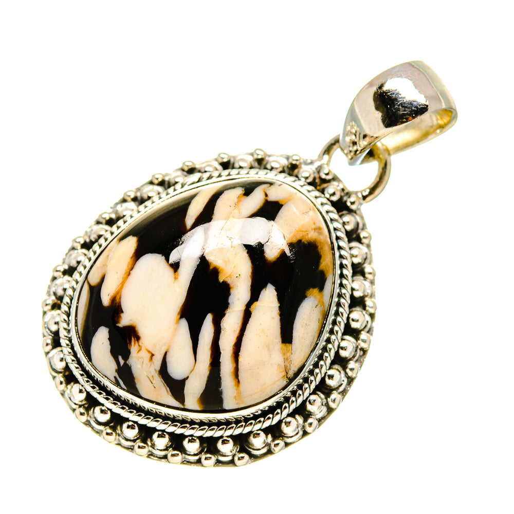 Peanut Wood Jasper Pendants handcrafted by Ana Silver Co - PD755574