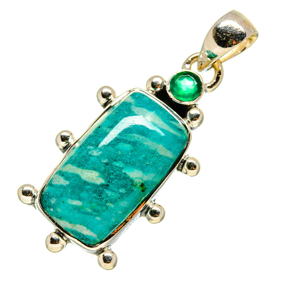 Amazonite Pendants handcrafted by Ana Silver Co - PD755577
