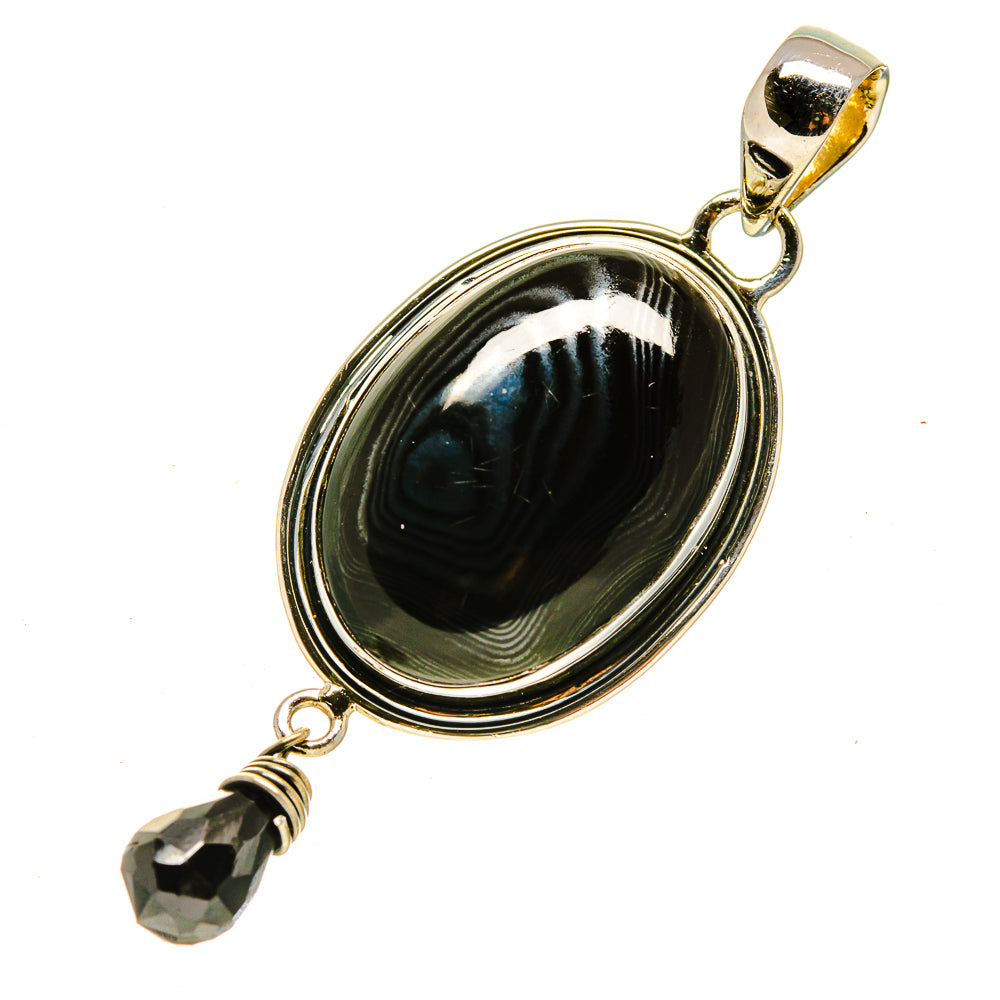 Psilomelane Pendants handcrafted by Ana Silver Co - PD755588