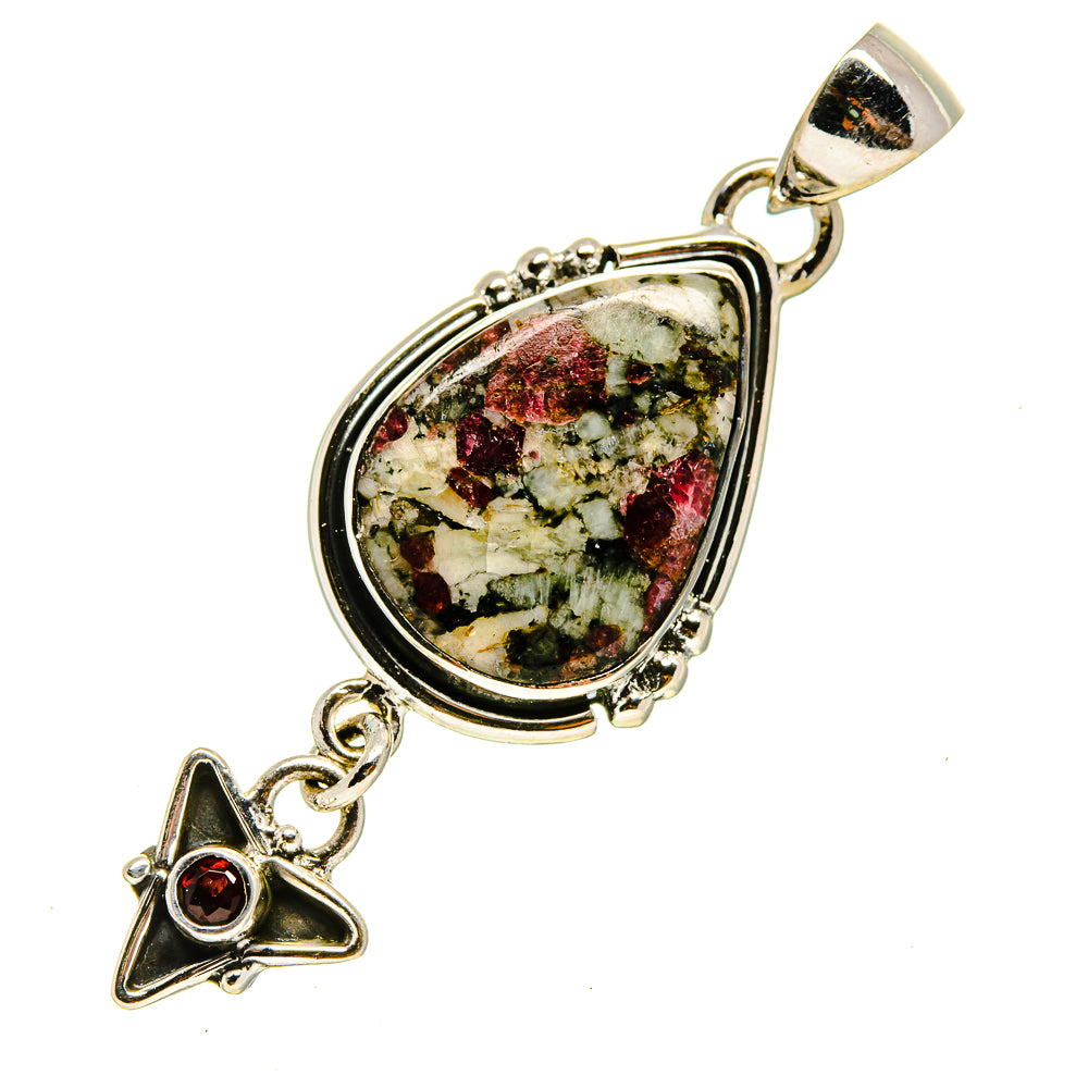 Russian Eudialyte Pendants handcrafted by Ana Silver Co - PD755589