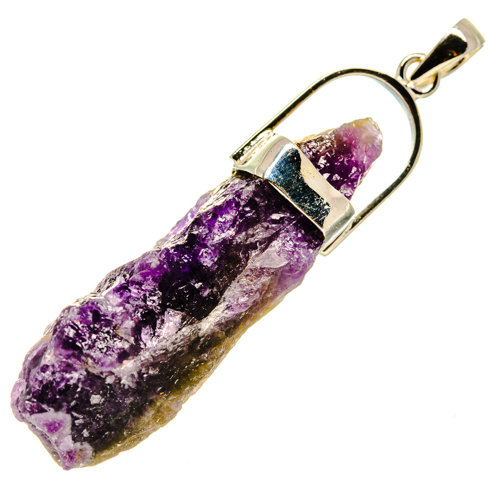 Amethyst Stalactite Pendants handcrafted by Ana Silver Co - PD755594
