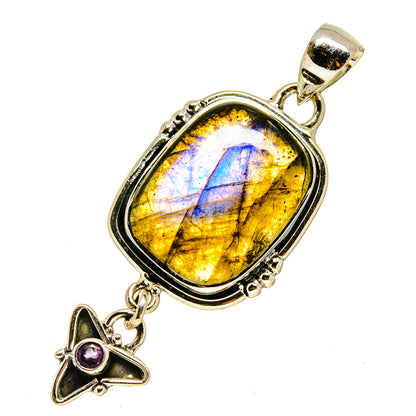 Labradorite Pendants handcrafted by Ana Silver Co - PD755596
