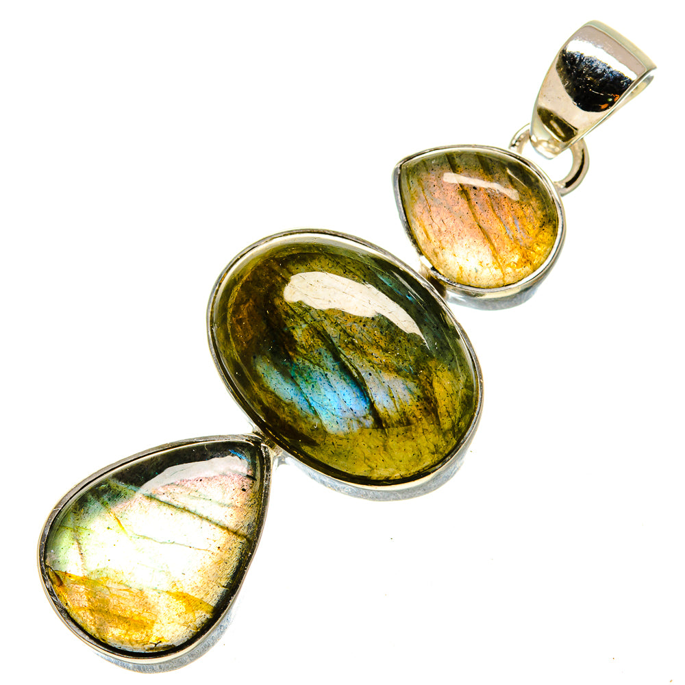Labradorite Pendants handcrafted by Ana Silver Co - PD755603