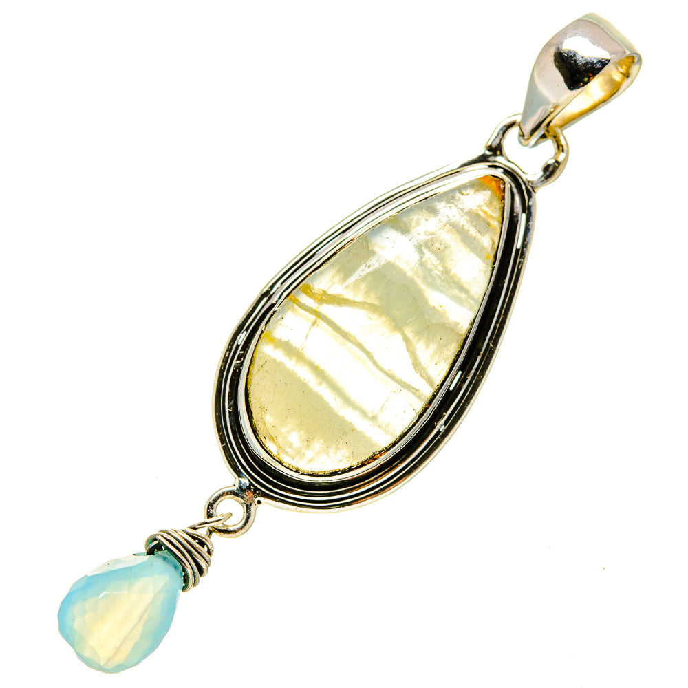 Aquamarine Pendants handcrafted by Ana Silver Co - PD755608