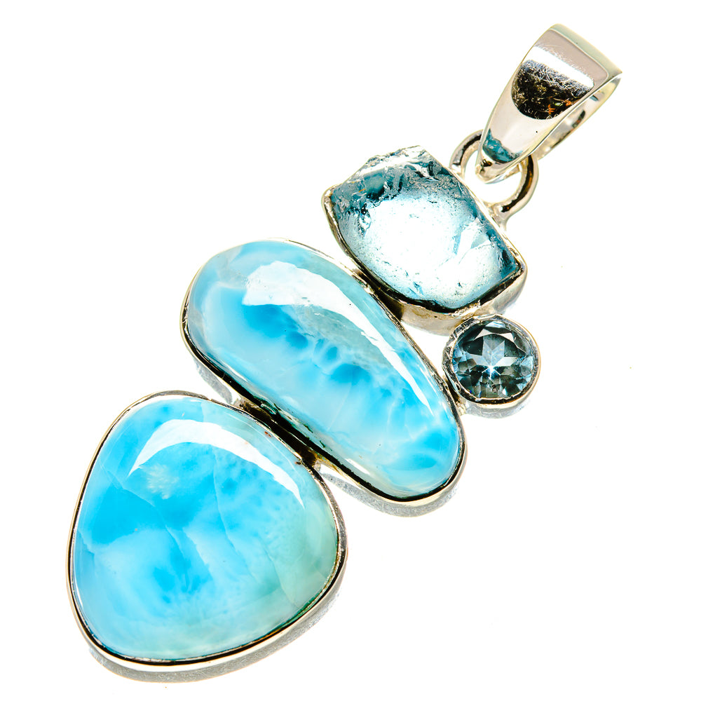 Larimar Pendants handcrafted by Ana Silver Co - PD755615