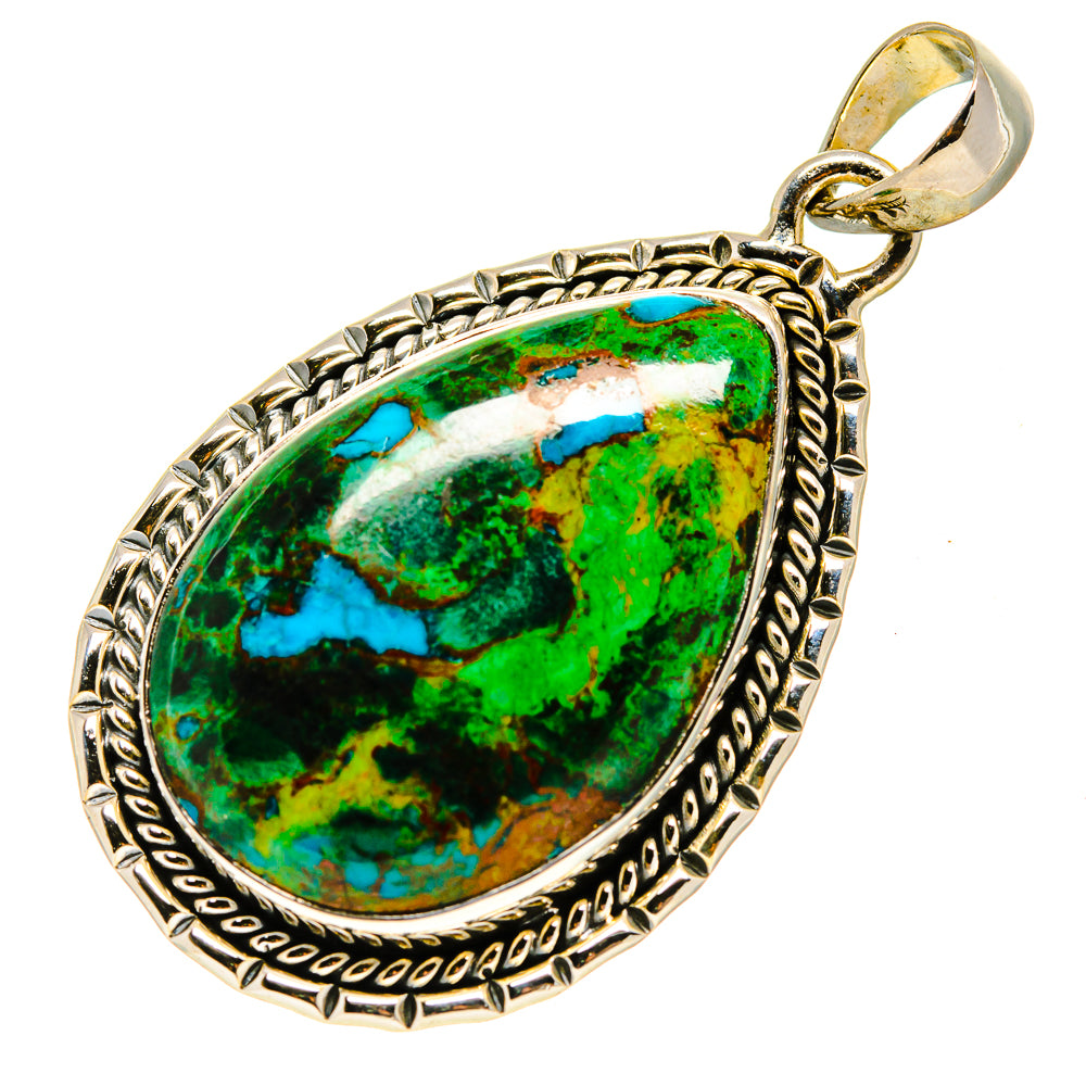 Chrysocolla Pendants handcrafted by Ana Silver Co - PD755617