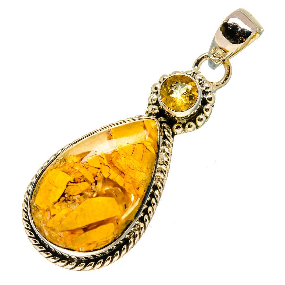 Brecciated Mookaite Pendants handcrafted by Ana Silver Co - PD755619