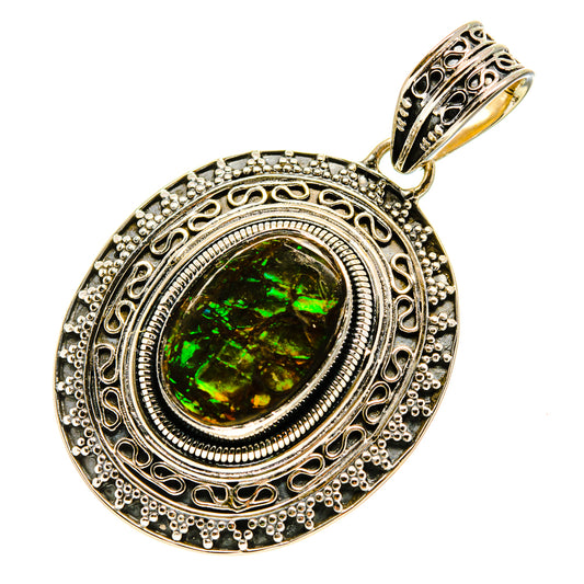 Ammolite Pendants handcrafted by Ana Silver Co - PD755620