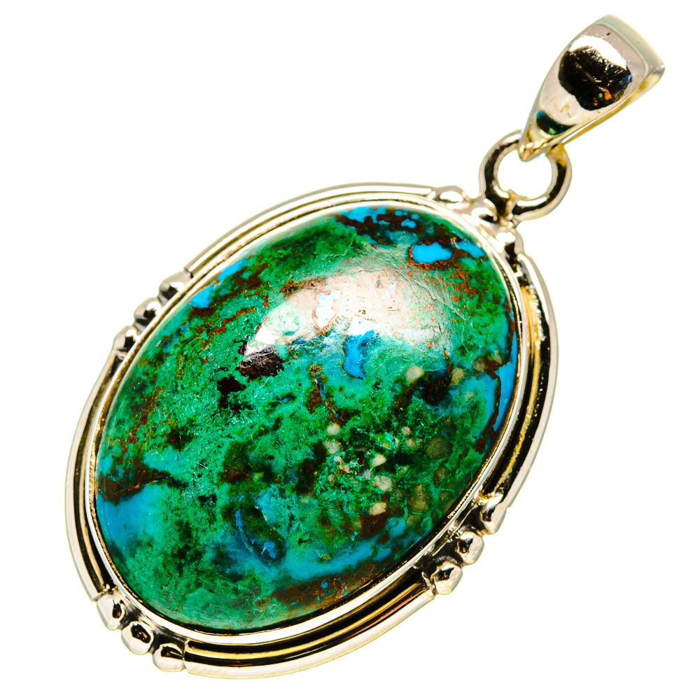 Chrysocolla Pendants handcrafted by Ana Silver Co - PD755655