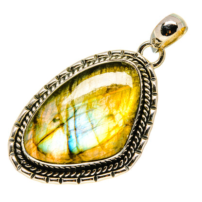 Labradorite Pendants handcrafted by Ana Silver Co - PD755665