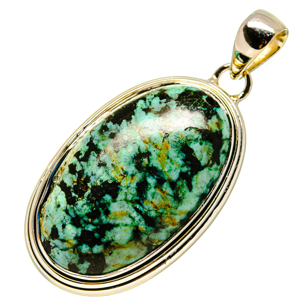 Tibetan Turquoise Pendants handcrafted by Ana Silver Co - PD755667