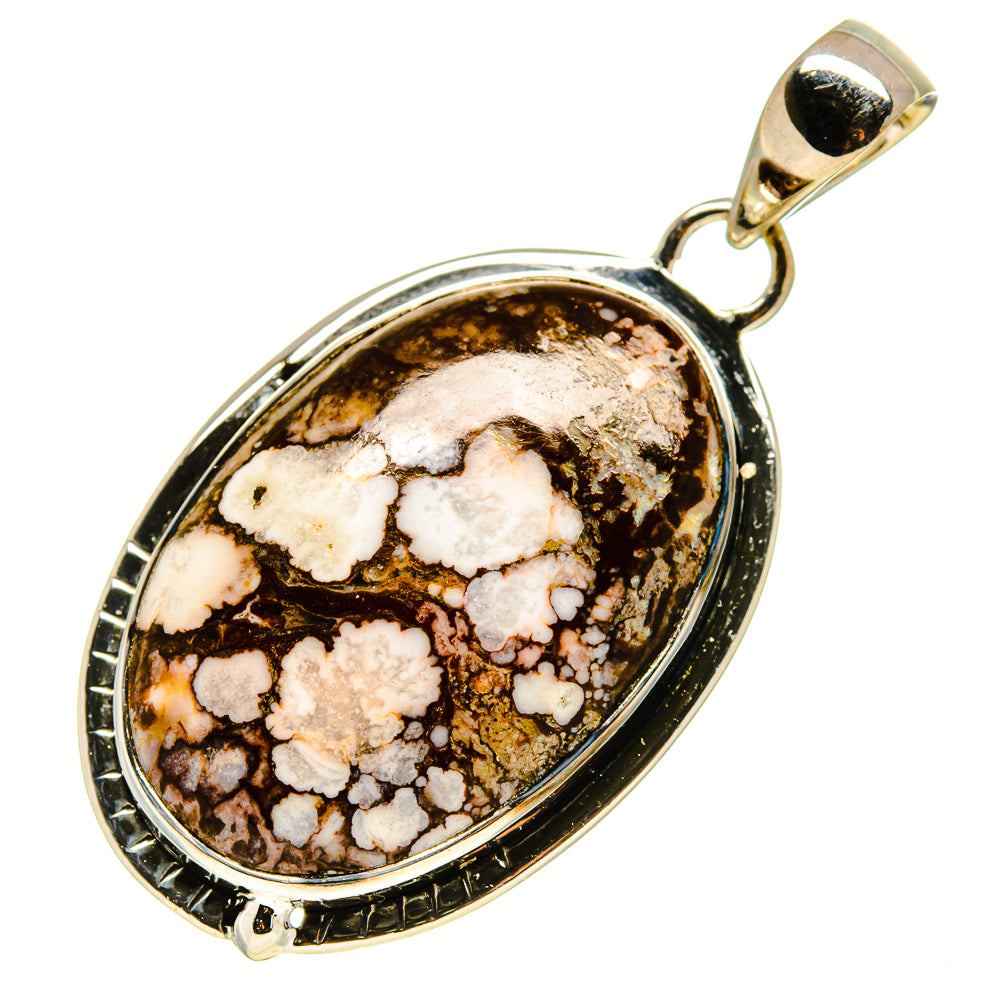 Peanut Wood Jasper Pendants handcrafted by Ana Silver Co - PD755674