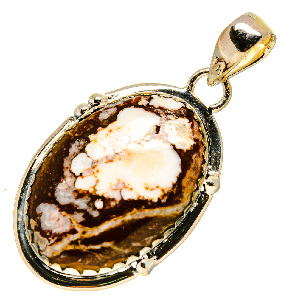 Peanut Wood Jasper Pendants handcrafted by Ana Silver Co - PD755693