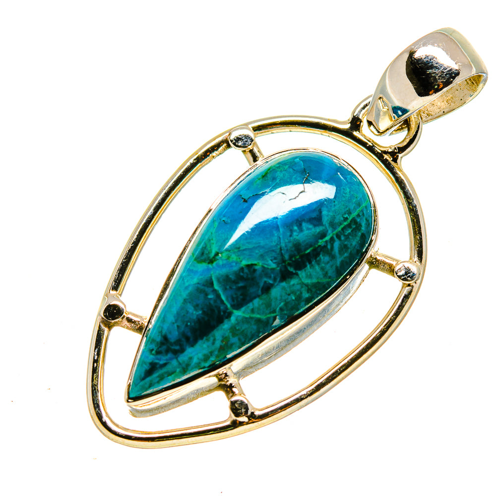 Chrysocolla Pendants handcrafted by Ana Silver Co - PD755707