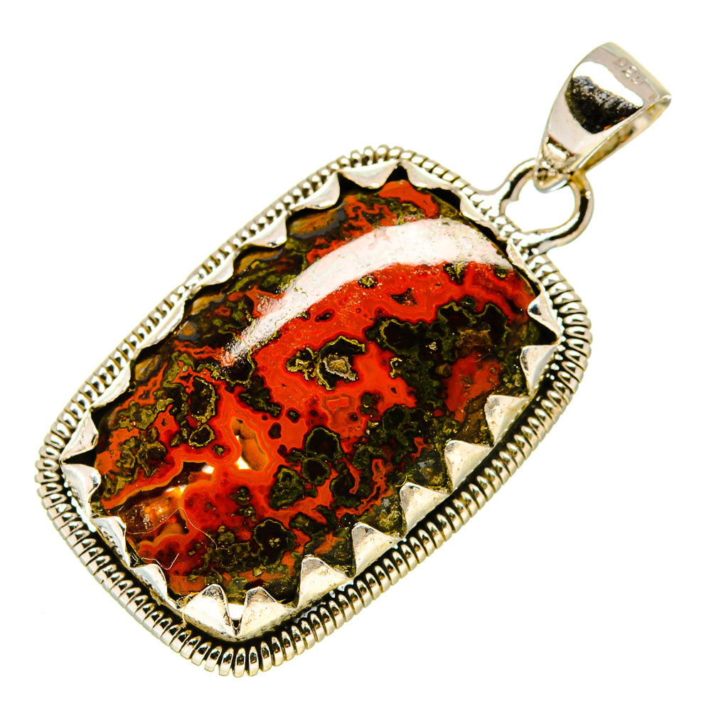 Moroccan Agate Pendants handcrafted by Ana Silver Co - PD755709