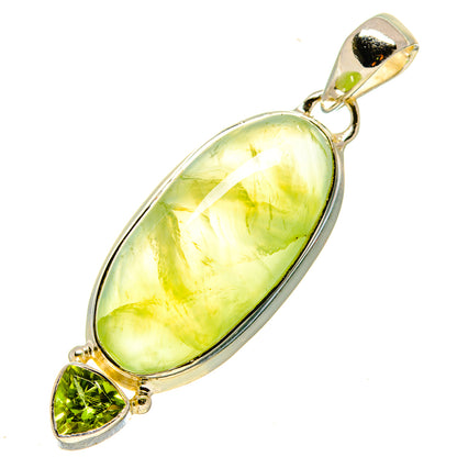Prehnite Pendants handcrafted by Ana Silver Co - PD755721