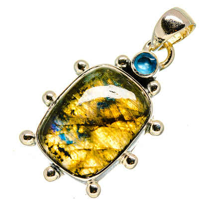 Labradorite Pendants handcrafted by Ana Silver Co - PD755724