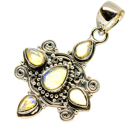 Ethiopian Opal Pendants handcrafted by Ana Silver Co - PD755731