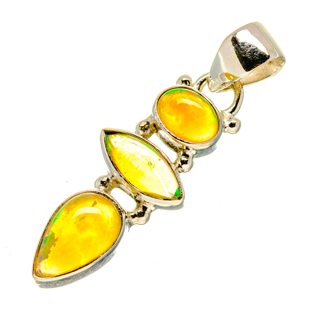 Ethiopian Opal Pendants handcrafted by Ana Silver Co - PD755736