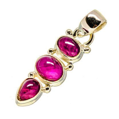 Pink Tourmaline Pendants handcrafted by Ana Silver Co - PD755738