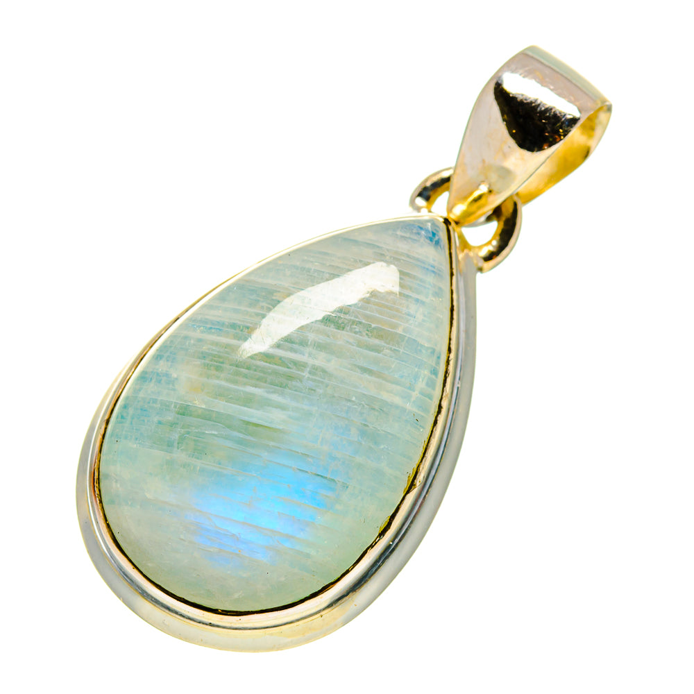 Rainbow Moonstone Pendants handcrafted by Ana Silver Co - PD755742