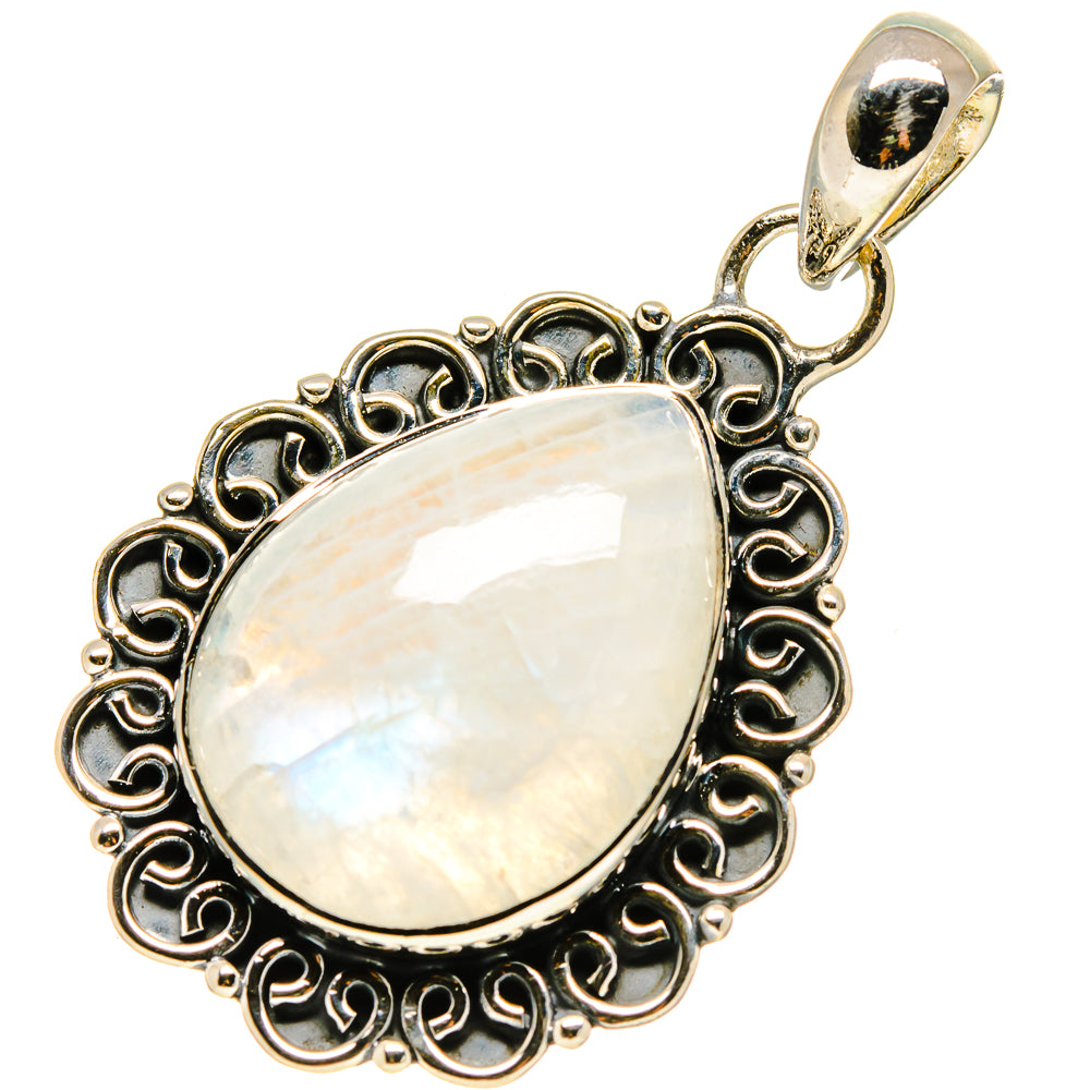 Rainbow Moonstone Pendants handcrafted by Ana Silver Co - PD755746