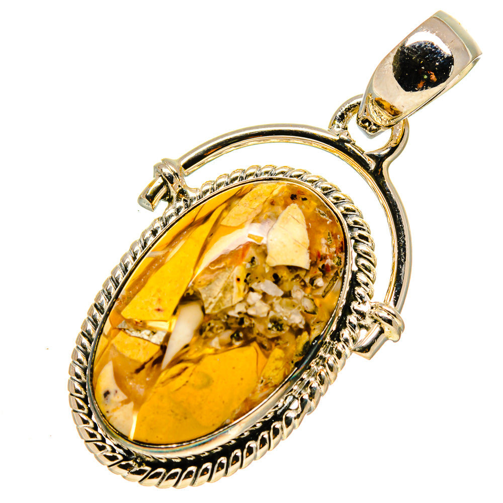 Brecciated Mookaite Pendants handcrafted by Ana Silver Co - PD755749