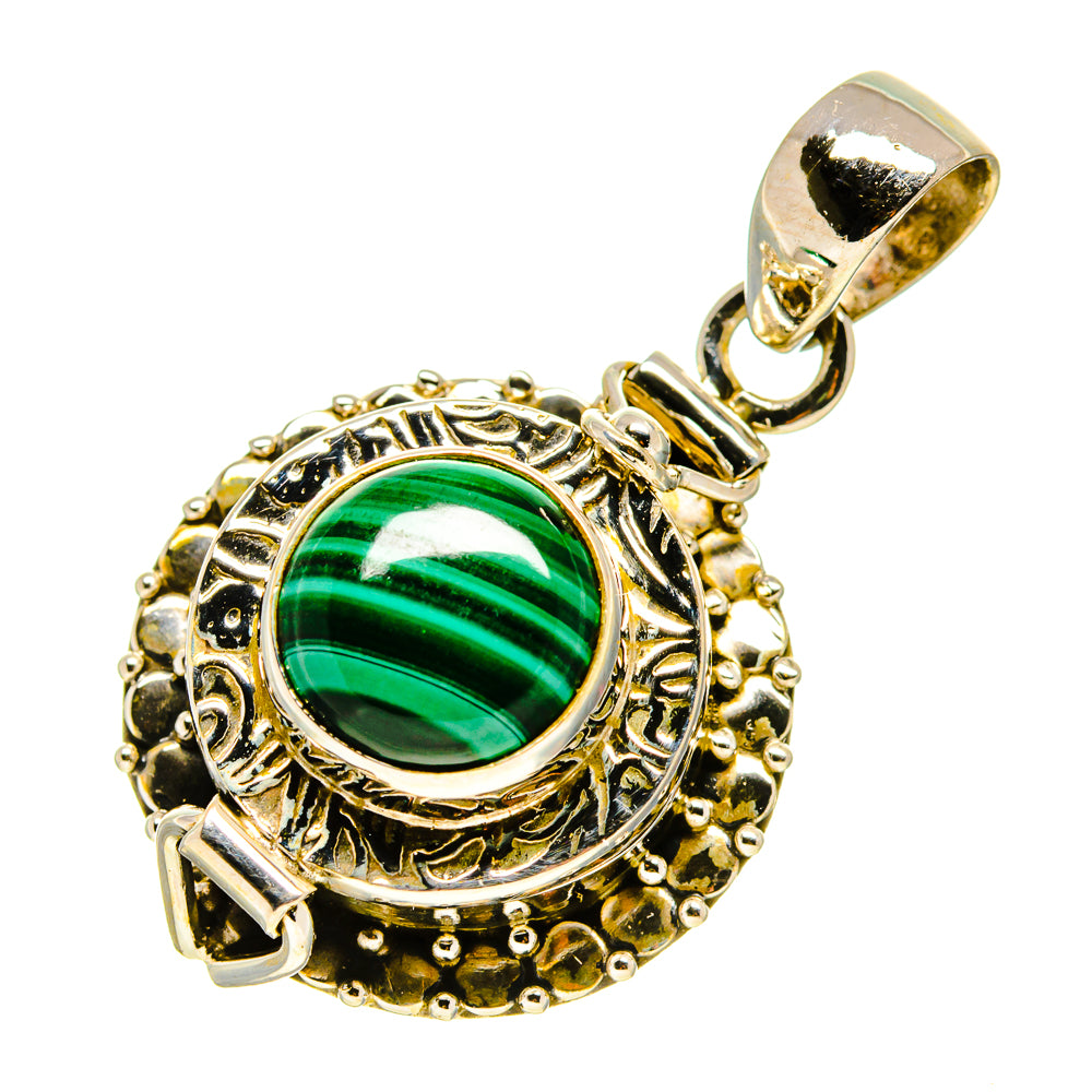 Malachite Pendants handcrafted by Ana Silver Co - PD755773