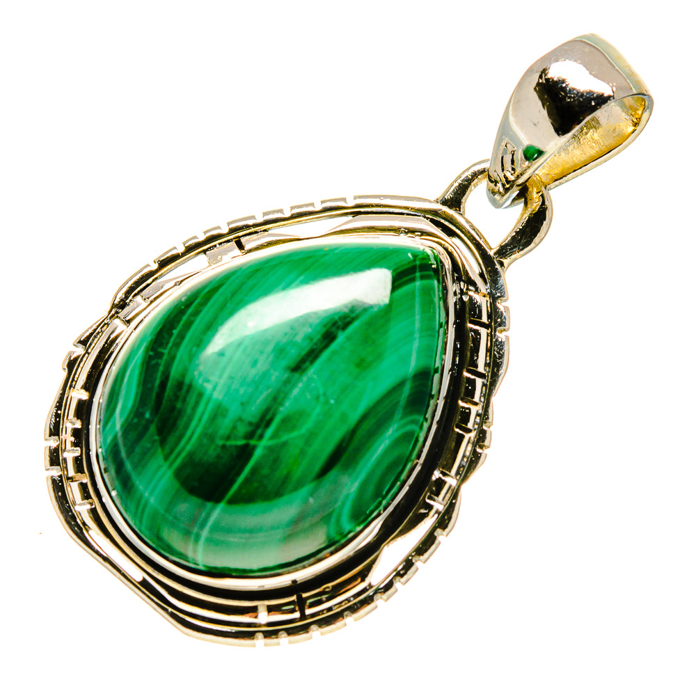 Malachite Pendants handcrafted by Ana Silver Co - PD755778