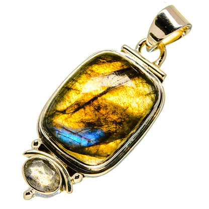 Labradorite Pendants handcrafted by Ana Silver Co - PD755806