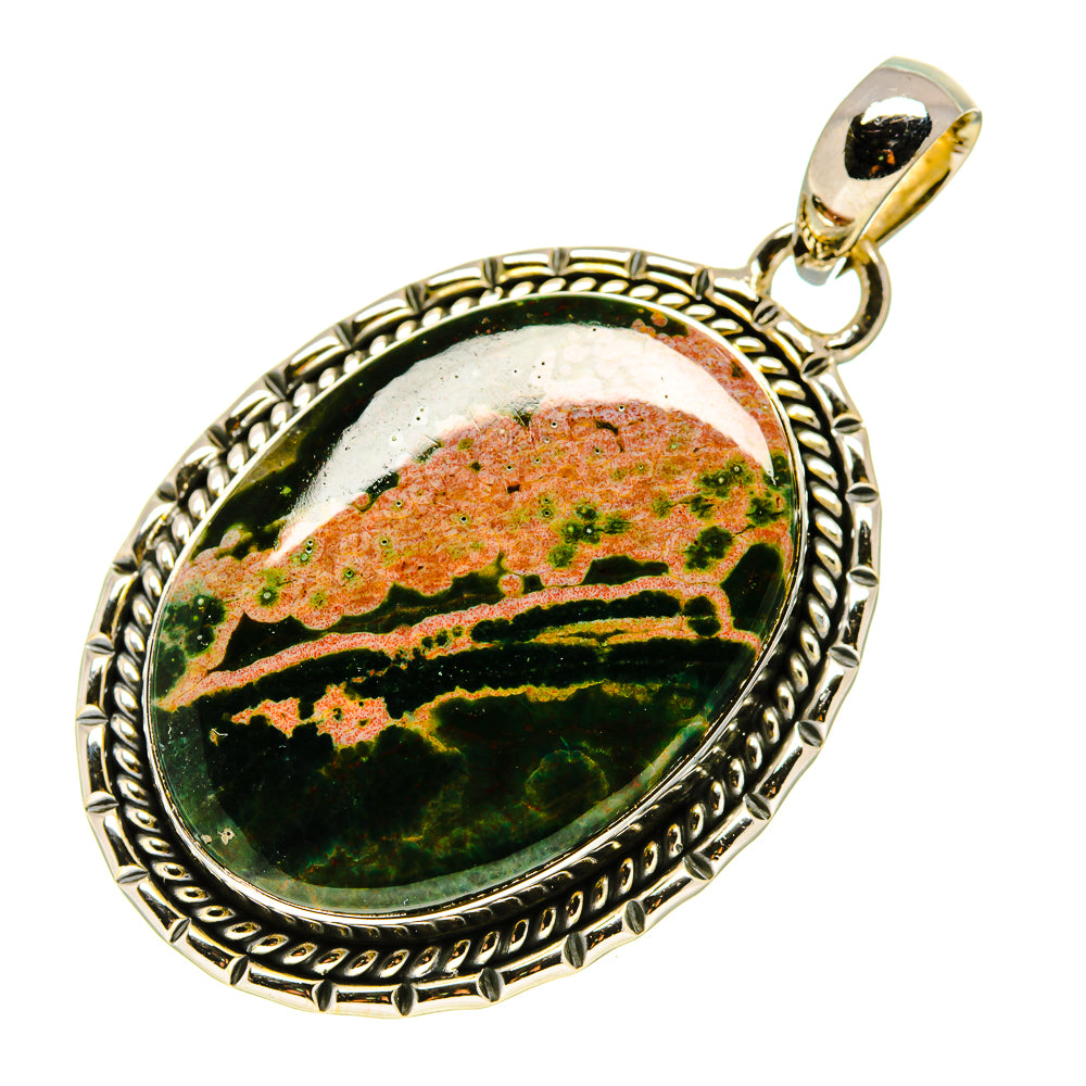 Ocean Jasper Pendants handcrafted by Ana Silver Co - PD755810