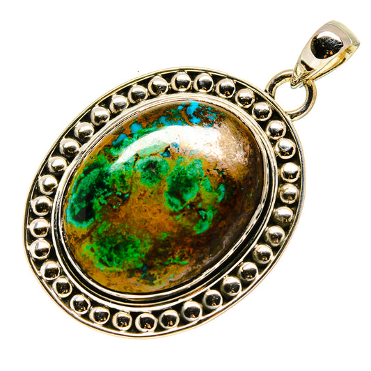 Chrysocolla Pendants handcrafted by Ana Silver Co - PD755811