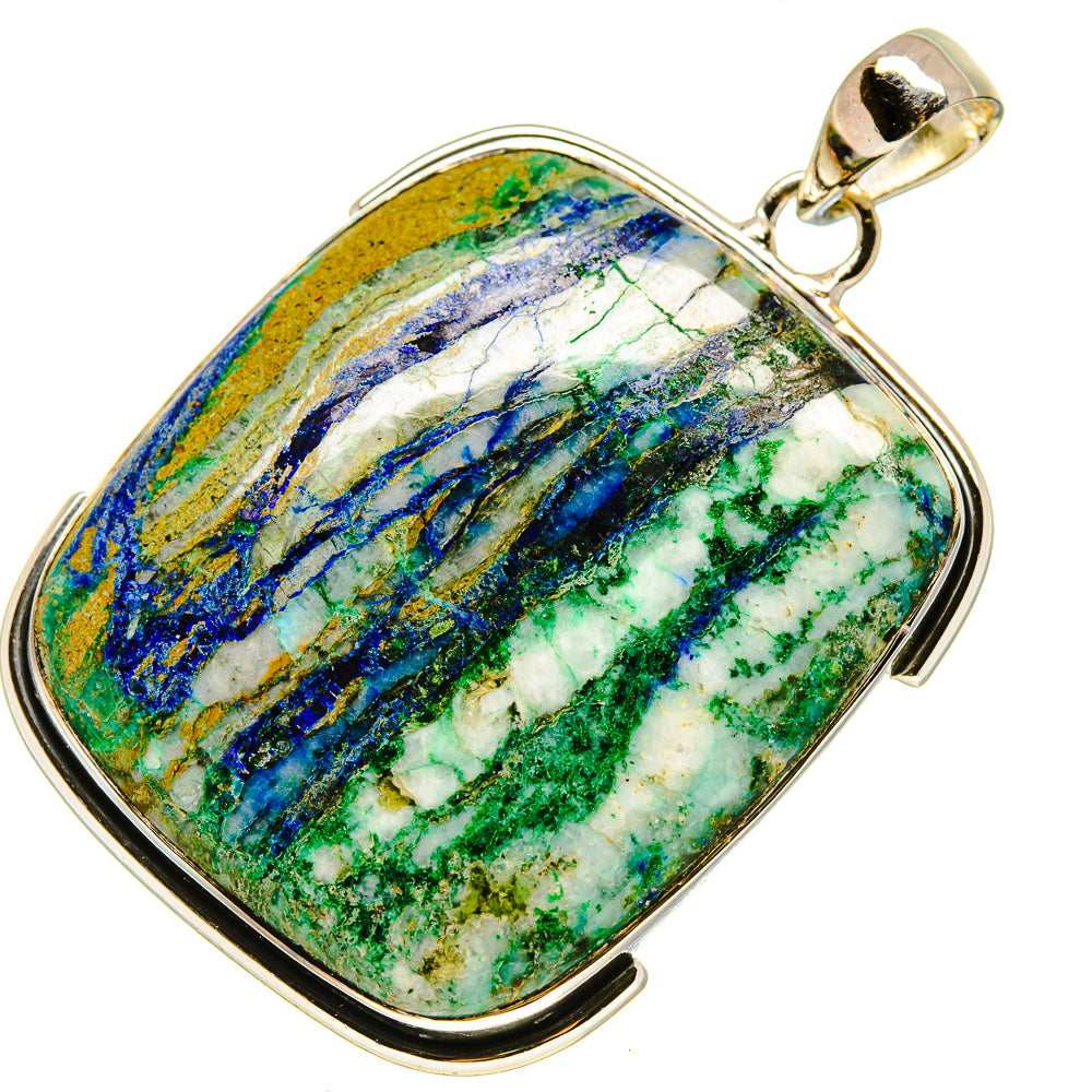 Chrysocolla Pendants handcrafted by Ana Silver Co - PD755814