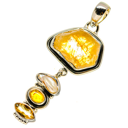 Citrine Pendants handcrafted by Ana Silver Co - PD755820