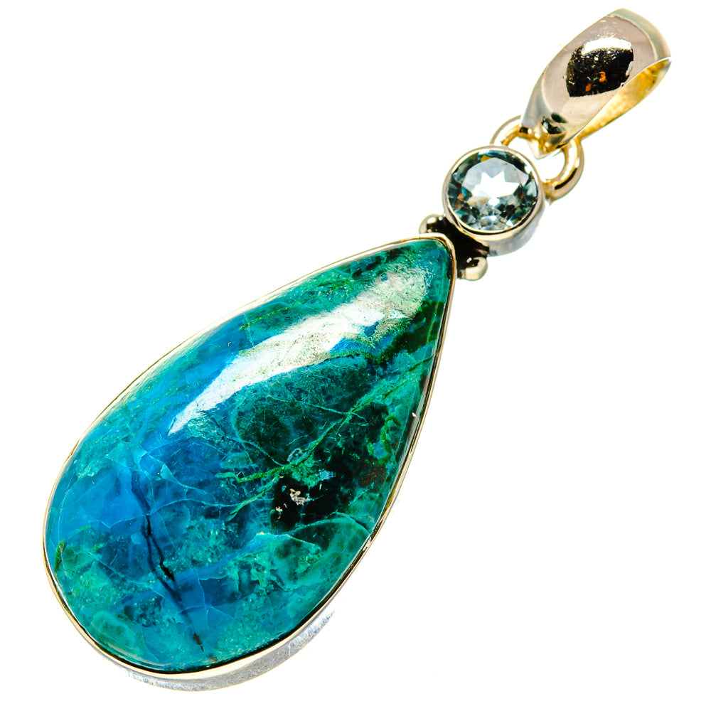 Chrysocolla Pendants handcrafted by Ana Silver Co - PD755823