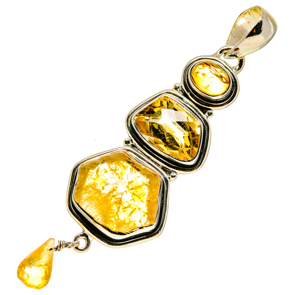 Citrine Pendants handcrafted by Ana Silver Co - PD755830