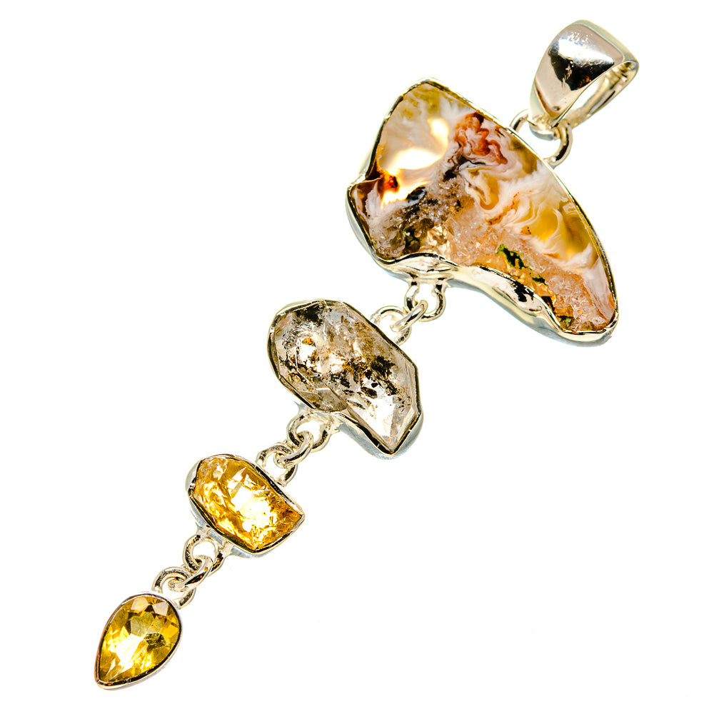 Geode Slice Pendants handcrafted by Ana Silver Co - PD755833
