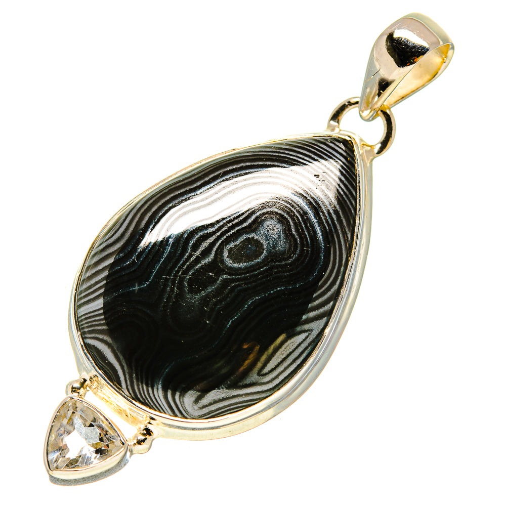 Psilomelane Pendants handcrafted by Ana Silver Co - PD755851