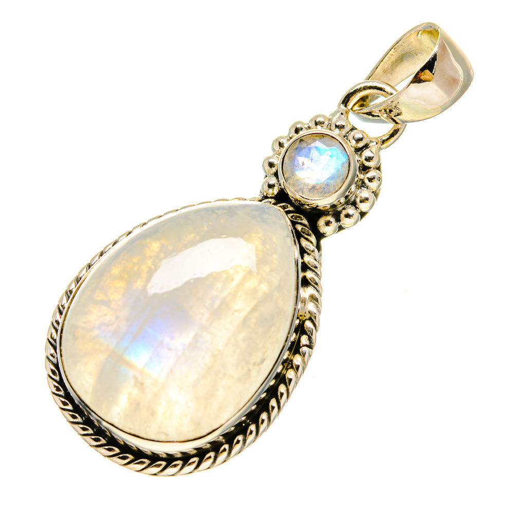 Rainbow Moonstone Pendants handcrafted by Ana Silver Co - PD755862