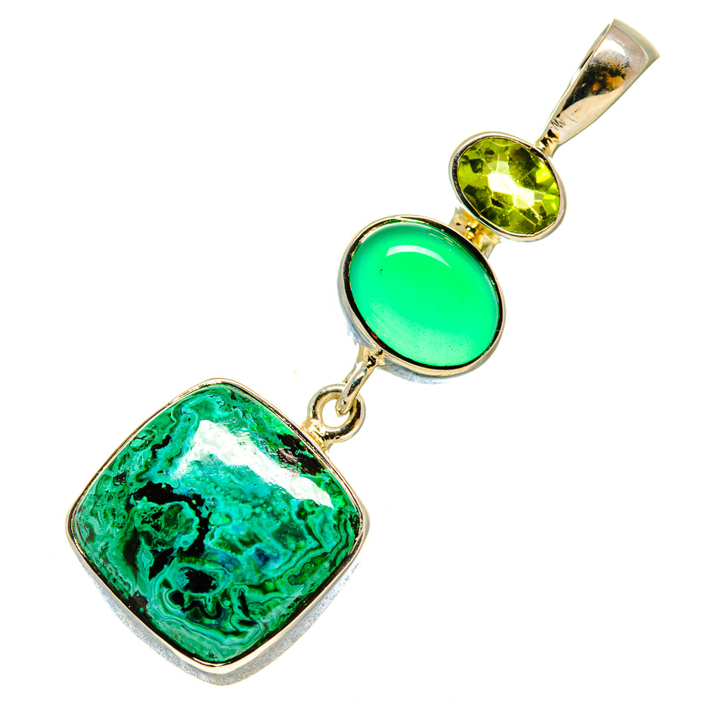 Chrysocolla Pendants handcrafted by Ana Silver Co - PD755868
