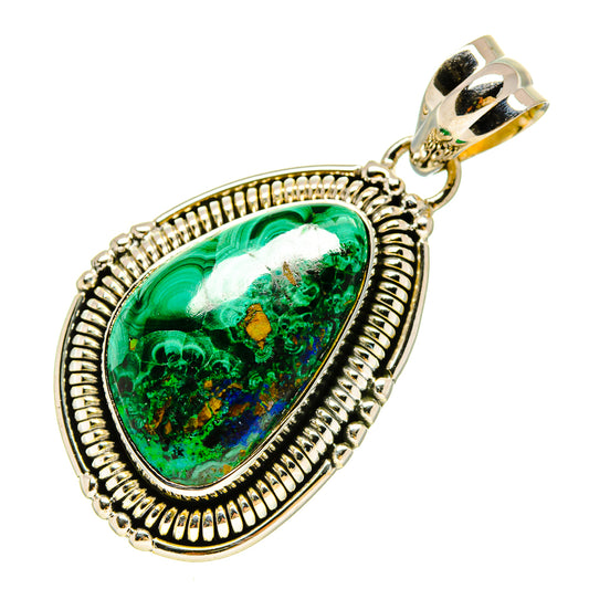Chrysocolla Pendants handcrafted by Ana Silver Co - PD755876