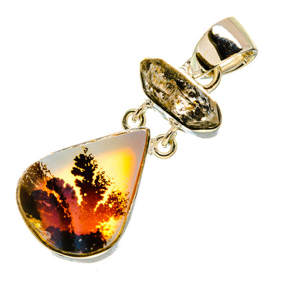 Scenic Dendritic Agate Pendants handcrafted by Ana Silver Co - PD755908