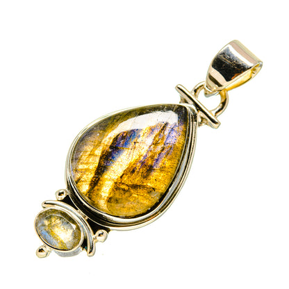 Labradorite Pendants handcrafted by Ana Silver Co - PD755912