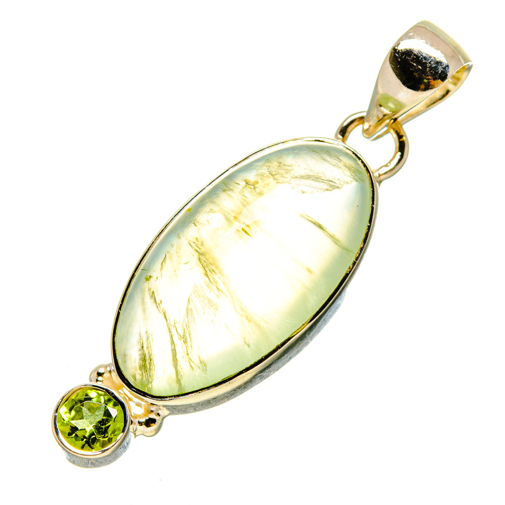 Prehnite Pendants handcrafted by Ana Silver Co - PD755917